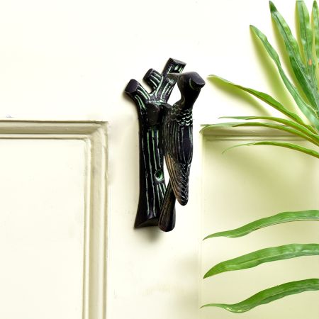 Woodpecker Bronze Door Knocker